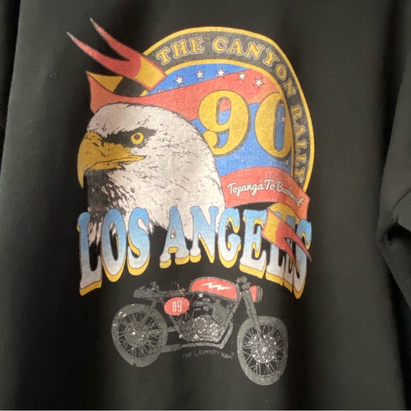 The Laundry Room Canyon Rally Oversized Crew Neck Sweatshirt Sz S - Picture 3 of 5